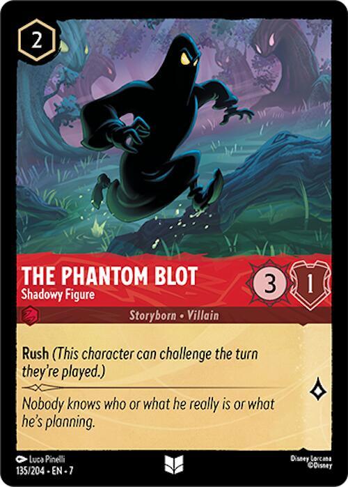 The Phantom, Blot Shadowy Figure 135/204 (Archazia's Island)  - Cold Foil