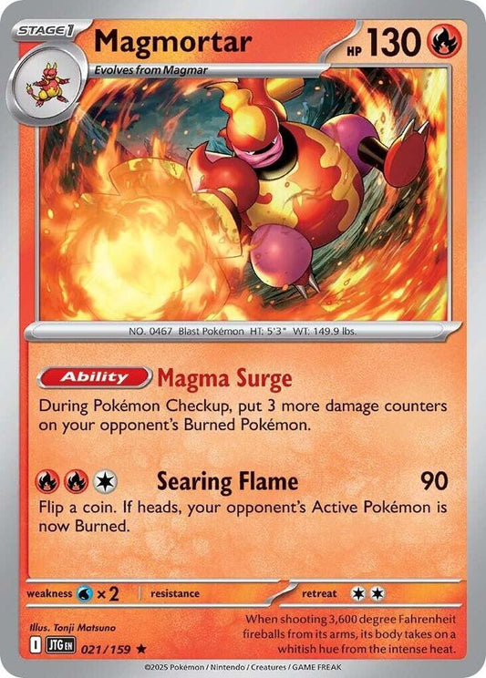 Magmortar 021/159 (SV09: Journey Together)  - Holofoil