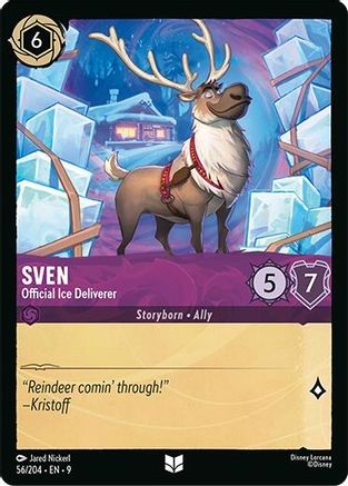 Sven - Official Ice Deliverer (56/204) - Fabled Cold Foil