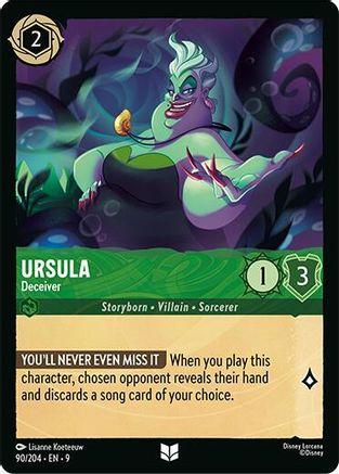 Ursula - Deceiver (90/204) - Fabled Cold Foil