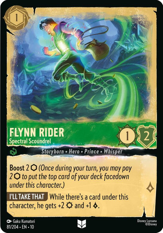 Flynn Rider Spectral Scoundrel 81/204 (Whispers in the Well) 