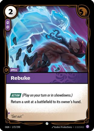 Rebuke (172/298) - Origins Foil