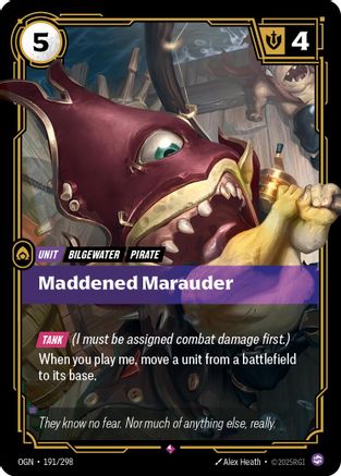 Maddened Marauder (191/298) - Origins Foil