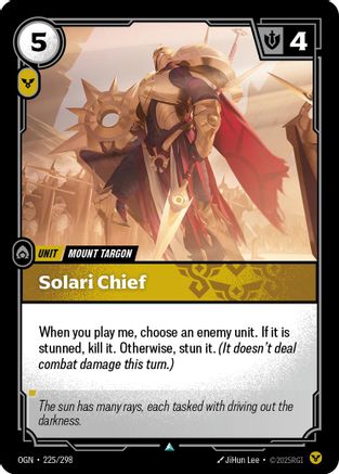 Solari Chief (225/298) - Origins