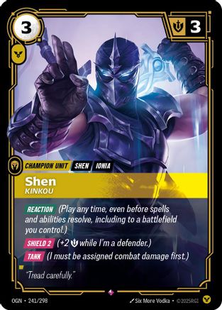 Shen - Kinkou (241/298) - Origins