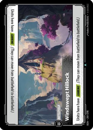 Windswept Hillock (297/298) - Origins Foil