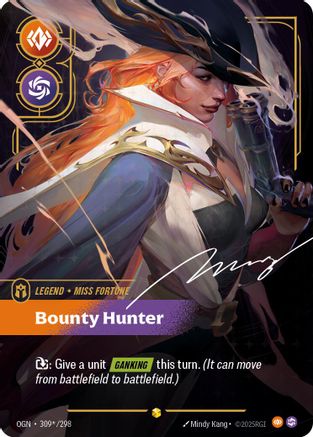 Miss Fortune - Bounty Hunter (Signature) (309*/298) - Origins Foil