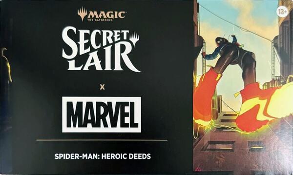 MTG Secret Lair x Marvel: Spiderman Heroic Deeds - Rainbow Foil Edition