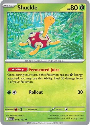 Shuckle 011/132  ME01 Mega Evolution - Uncommon