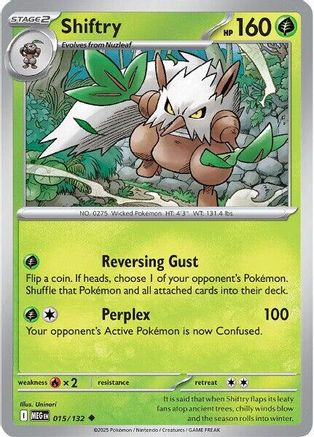 Shiftry 015/132  ME01 Mega Evolution - Uncommon