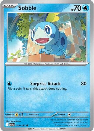 Sobble 039/132  ME01 Mega Evolution - Common