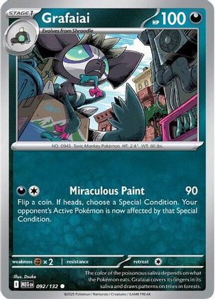 Grafaiai 092/132  ME01 Mega Evolution - Common