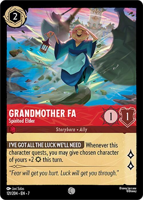 Grandmother Fa, Spirited Elder 121/204 (Archazia's Island)  - Cold Foil