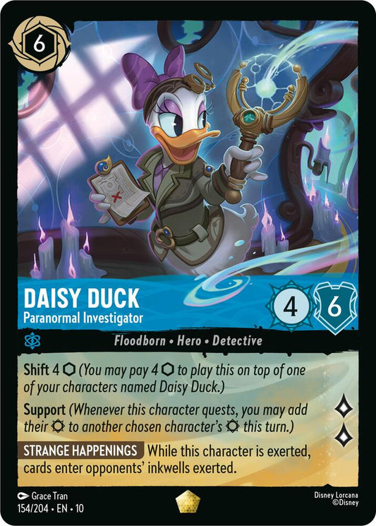 Daisy Duck Paranormal Investigator 154/204 (Whispers in the Well)  - Cold Foil