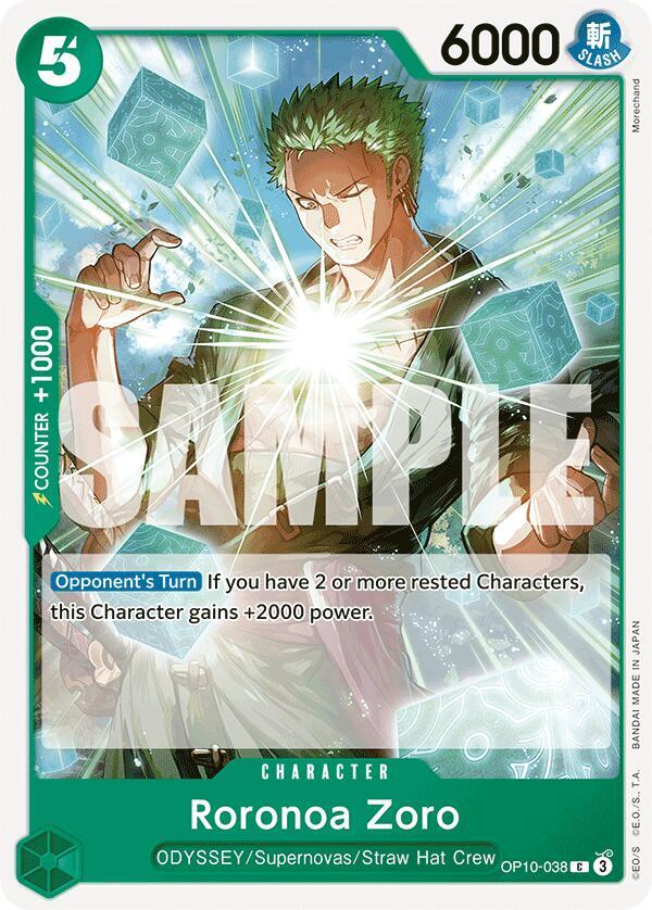 Roronoa Zoro OP10-038 (Royal Blood) 