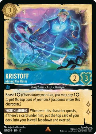 Kristoff - Mining the Ruins (159/204) - Whispers in the Well Cold Foil