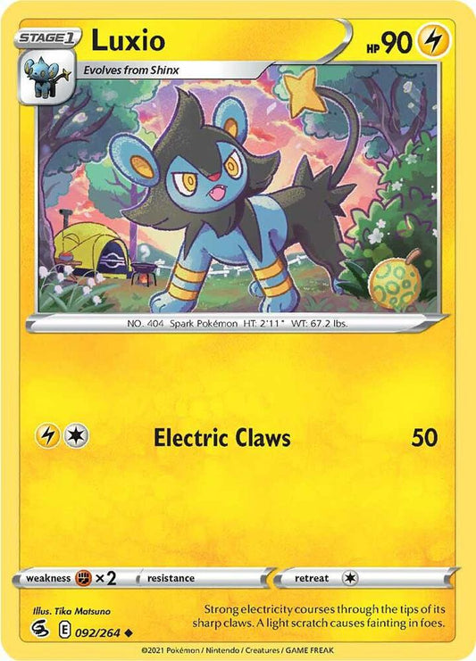 Luxio 092/264 (SWSH08: Fusion Strike) 
