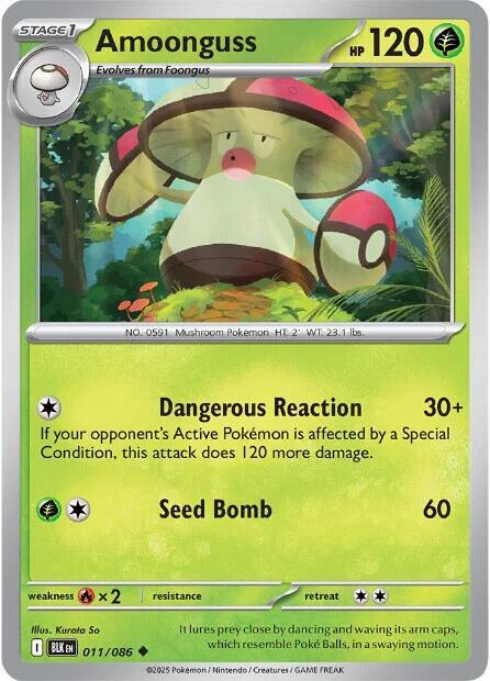 Amoonguss 011/086 (SV: Black Bolt) 