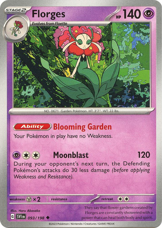 Florges 093/198 (SV01: Scarlet & Violet Base Set) 