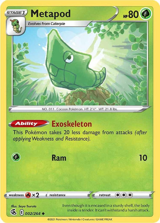 Metapod 002/264 (SWSH08: Fusion Strike) 