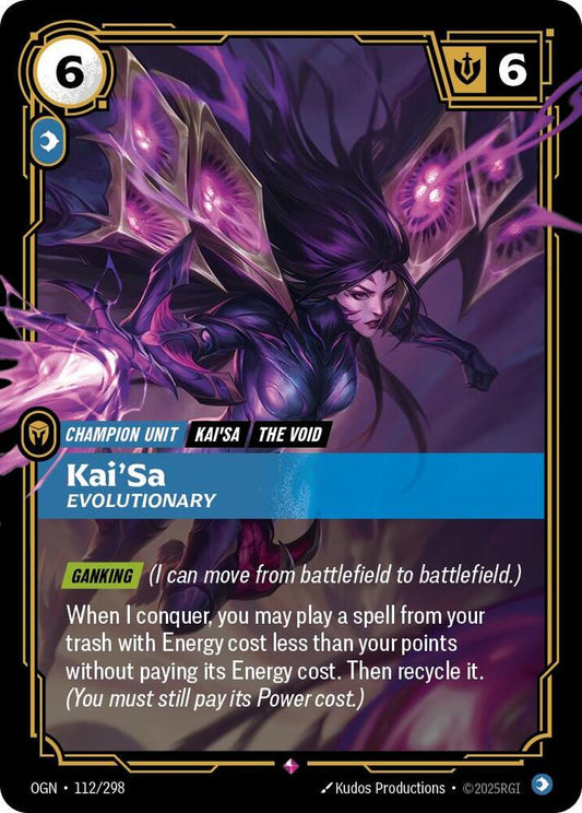 Kai'Sa - Evolutionary 112/298 (Origins)  - Foil