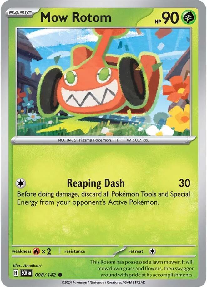 Mow Rotom 008/142 (SV07: Stellar Crown) 