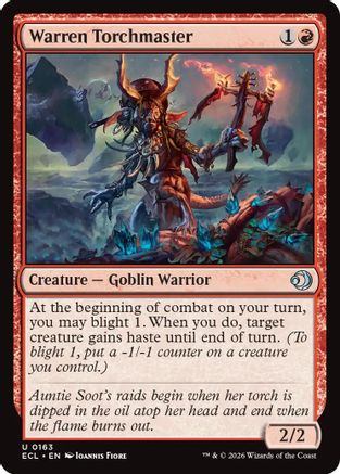 Warren Torchmaster (ECL-163) - Lorwyn Eclipsed Foil