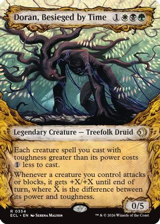 Doran, Besieged by Time (Showcase) (ECL-334) - Lorwyn Eclipsed Foil