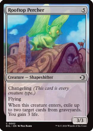 Rooftop Percher (ECL-002) - Lorwyn Eclipsed