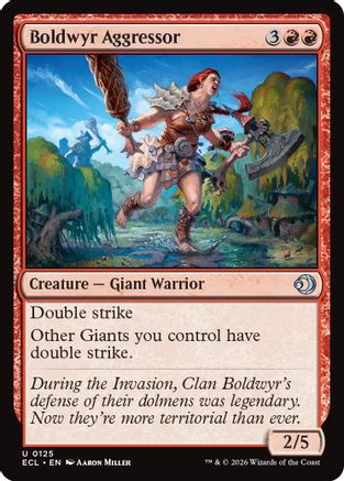 Boldwyr Aggressor (ECL-125) - Lorwyn Eclipsed