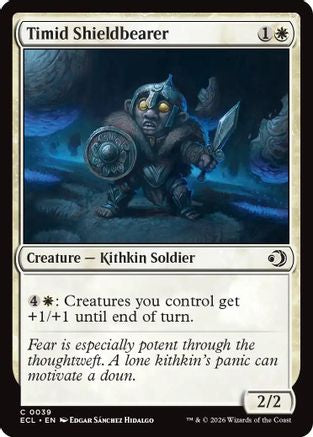 Timid Shieldbearer (ECL-039) - Lorwyn Eclipsed