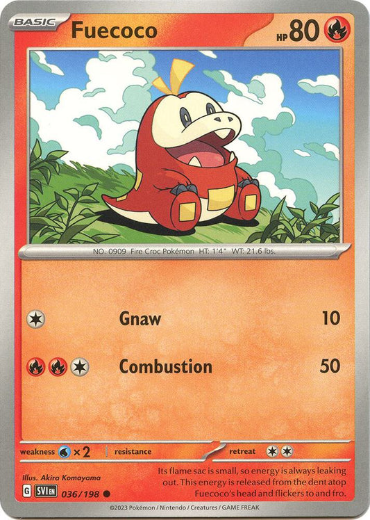 Fuecoco 036/198 (SV01: Scarlet & Violet Base Set) 