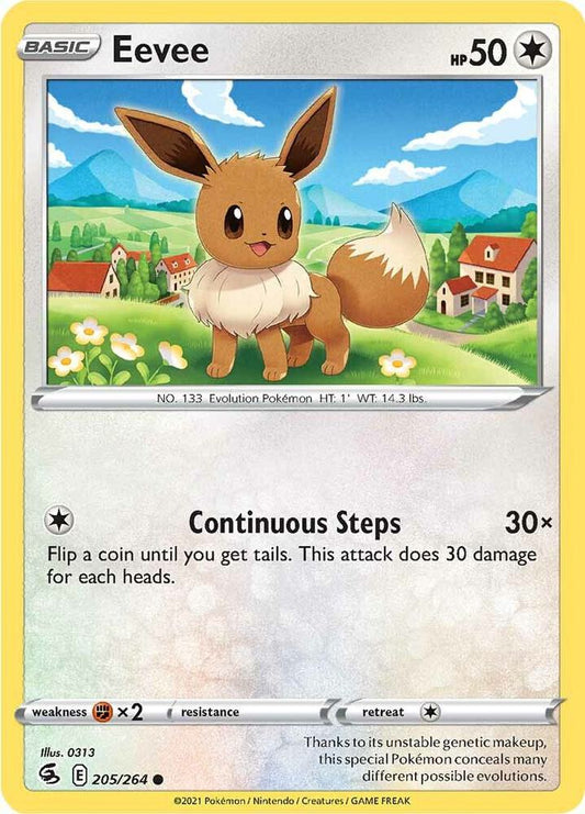 Eevee 205/264 (SWSH08: Fusion Strike) 