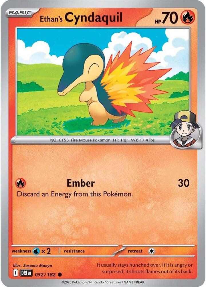 Ethan's Cyndaquil 032/182 (SV10: Destined Rivals) 