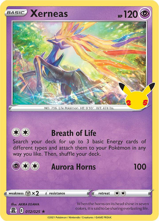 Xerneas 012/025 (Celebrations)  - Holofoil