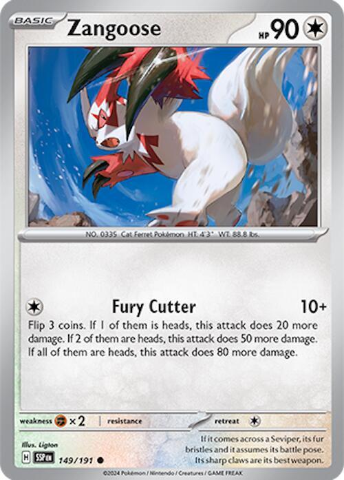 Zangoose 149/191 (SV08: Surging Sparks) 