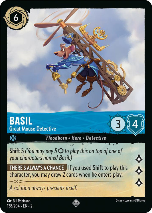 Basil Great Mouse Detective 138/204 (Rise of the Floodborn) 