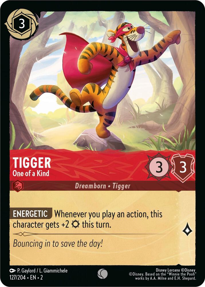 Tigger, One of a Kind 127/204 (Rise of the Floodborn) 