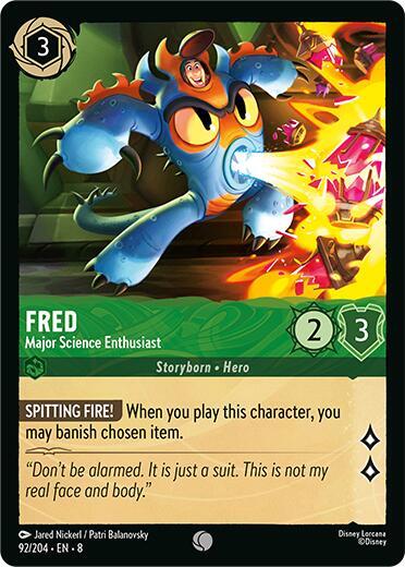 Fred Major Science Enthusiast 92/204 (Reign of Jafar) 