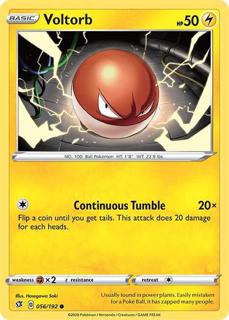 Voltorb 056/192 (SWSH02: Rebel Clash) 