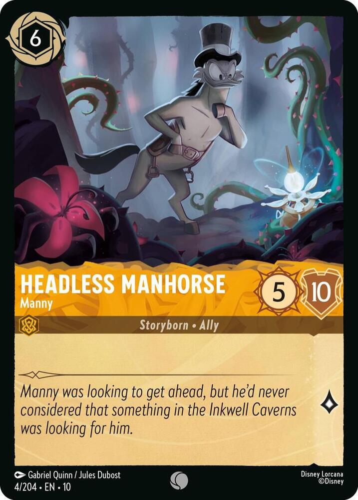 Headless Manhorse, Manny 4/204 (Whispers in the Well)  - Cold Foil