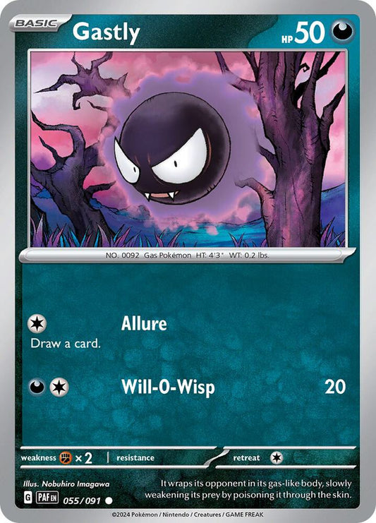 Gastly 055/091 (SV: Paldean Fates) 