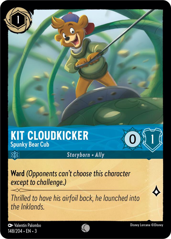 Kit Cloudkicker Spunky Bear Cub 148/204 (Into the Inklands) 
