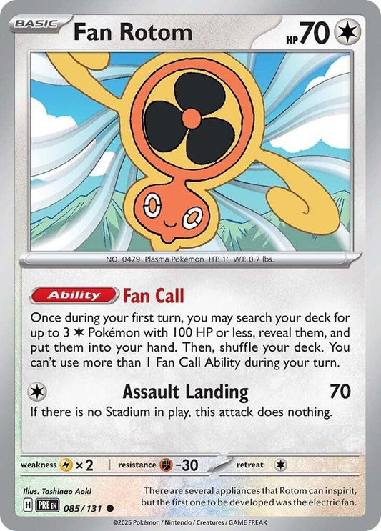 Fan Rotom 085/131 (SV: Prismatic Evolutions) 