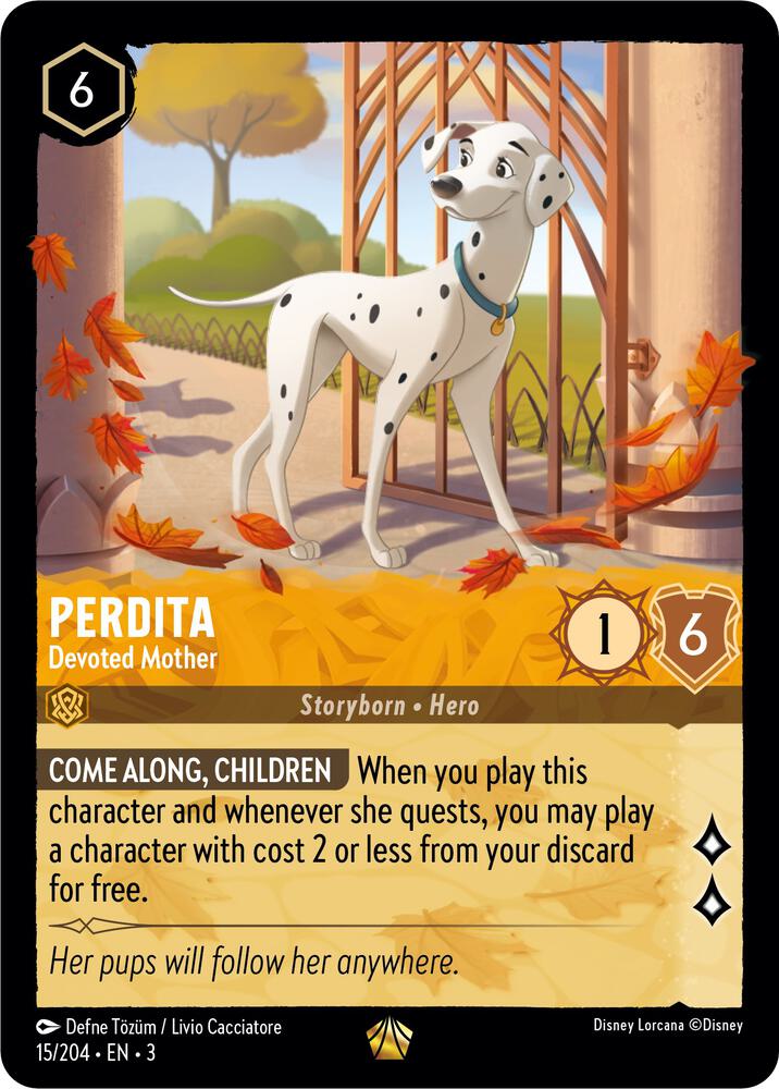 Perdita, Devoted Mother 15/204 (Into the Inklands)  - Cold Foil