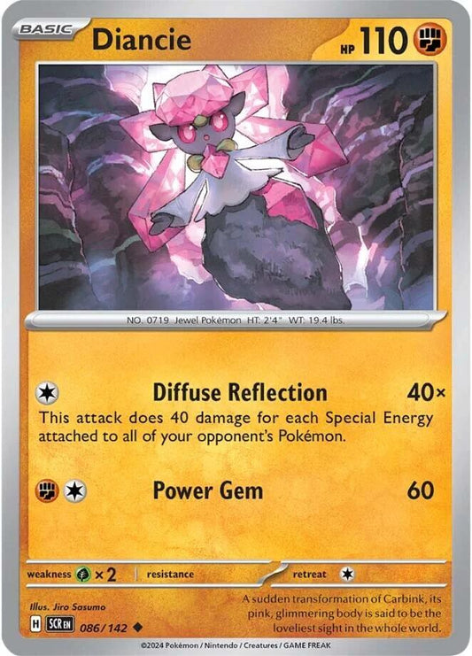 Diancie 086/142 (SV07: Stellar Crown) 