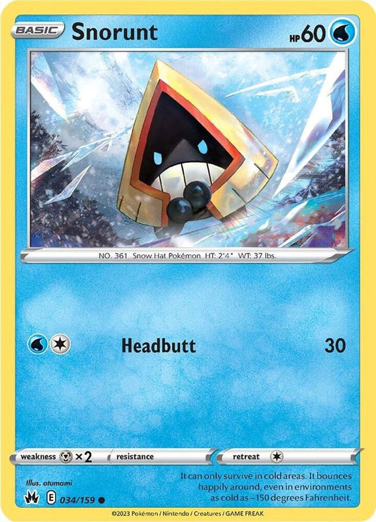 Snorunt 034/159 (Crown Zenith) 