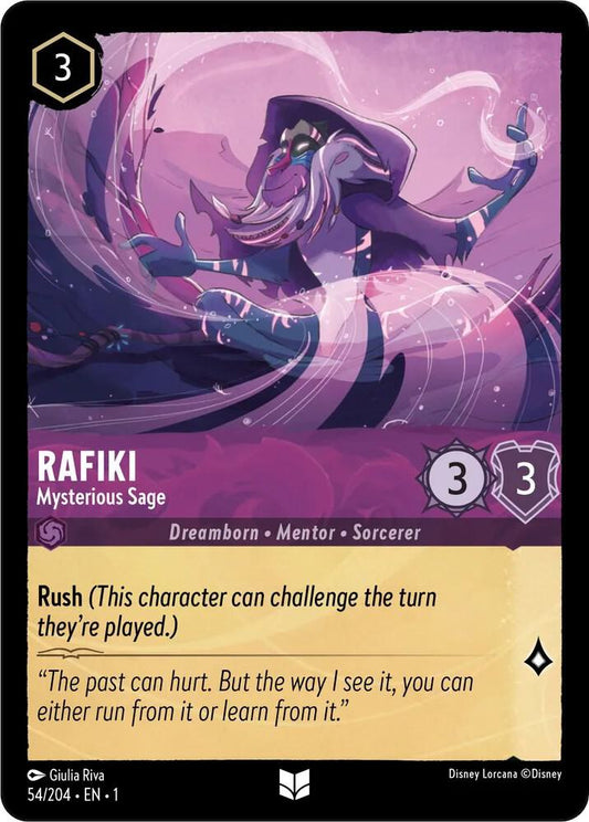 Rafiki, Mysterious Sage 54/204 (The First Chapter)  - Cold Foil