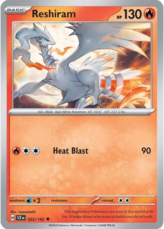 Reshiram 022/142 (SV07: Stellar Crown) 