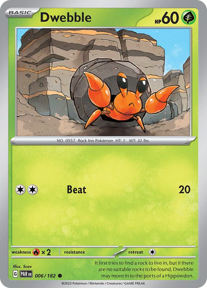 Dwebble 006/182 (SV04: Paradox Rift) 